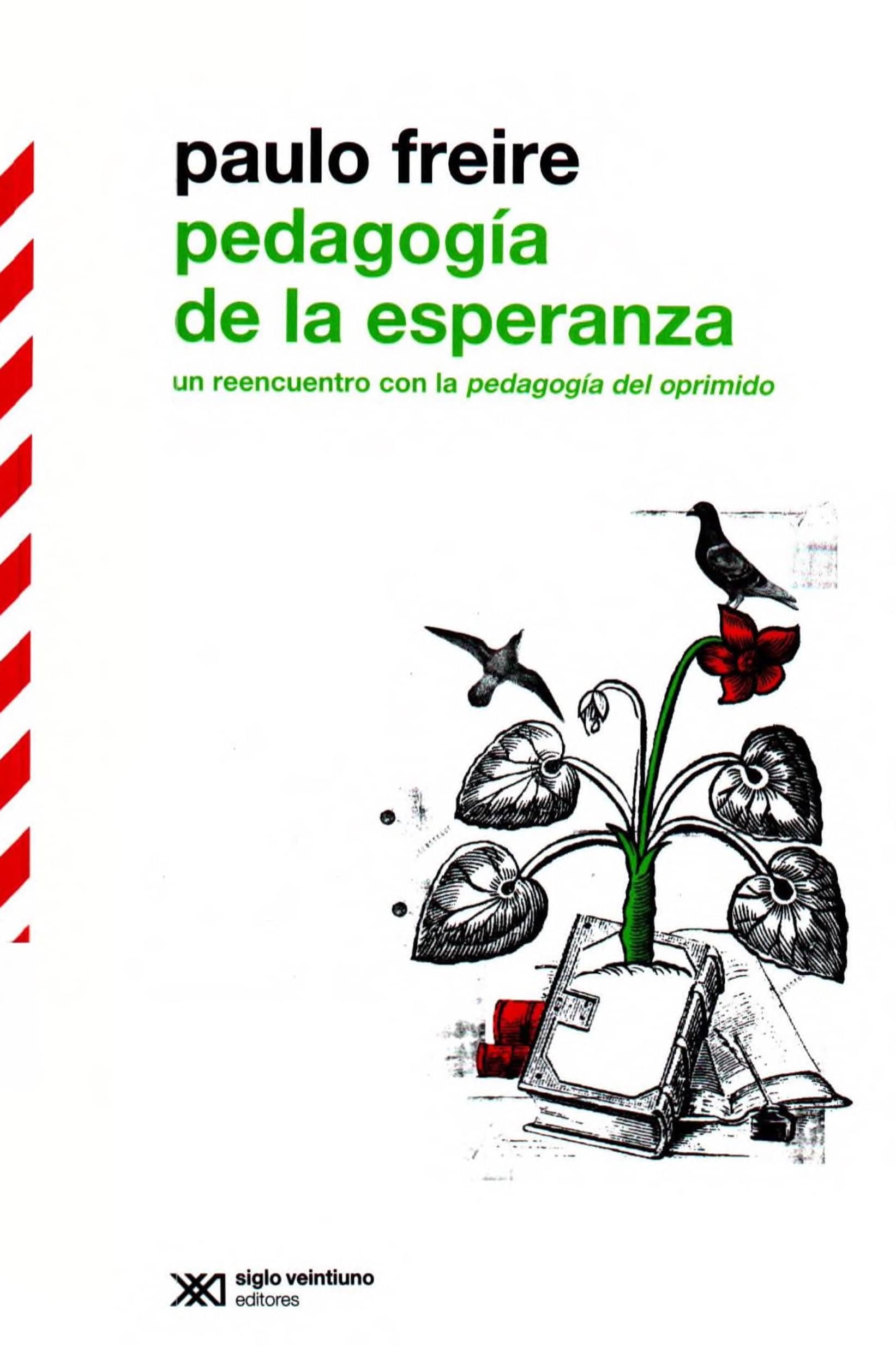 Portada Pedagogía de la esperanza : un reencuentro con la pedagogía del oprimido