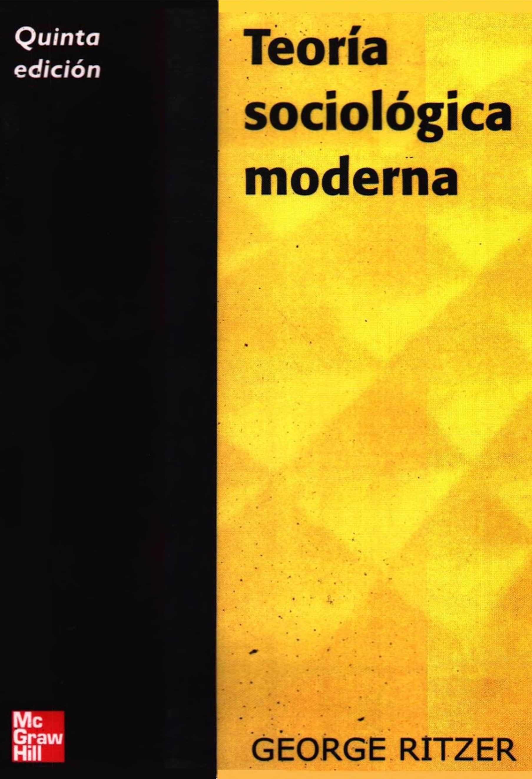 Portada Teoría sociológica moderna