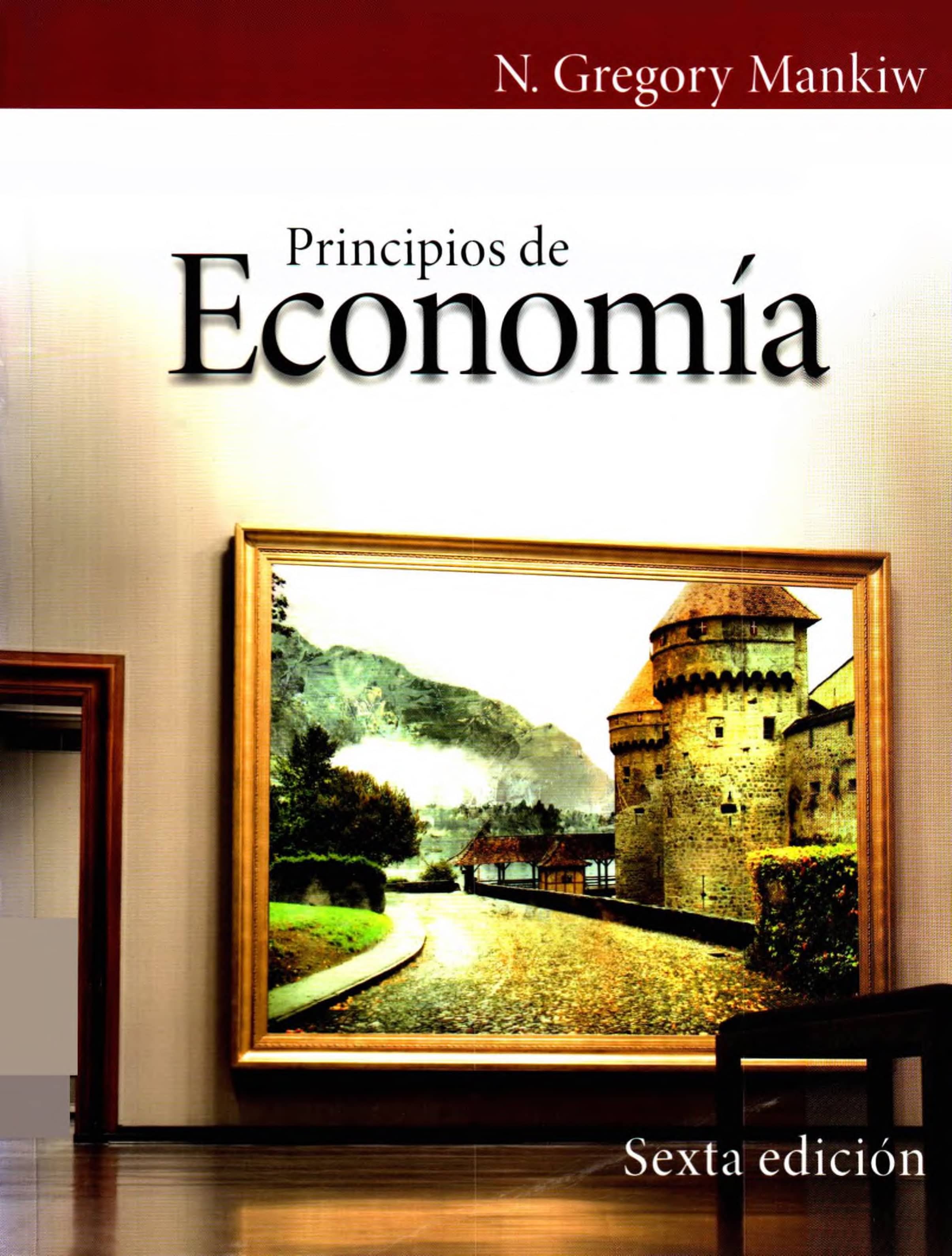 Portada Principios de economía