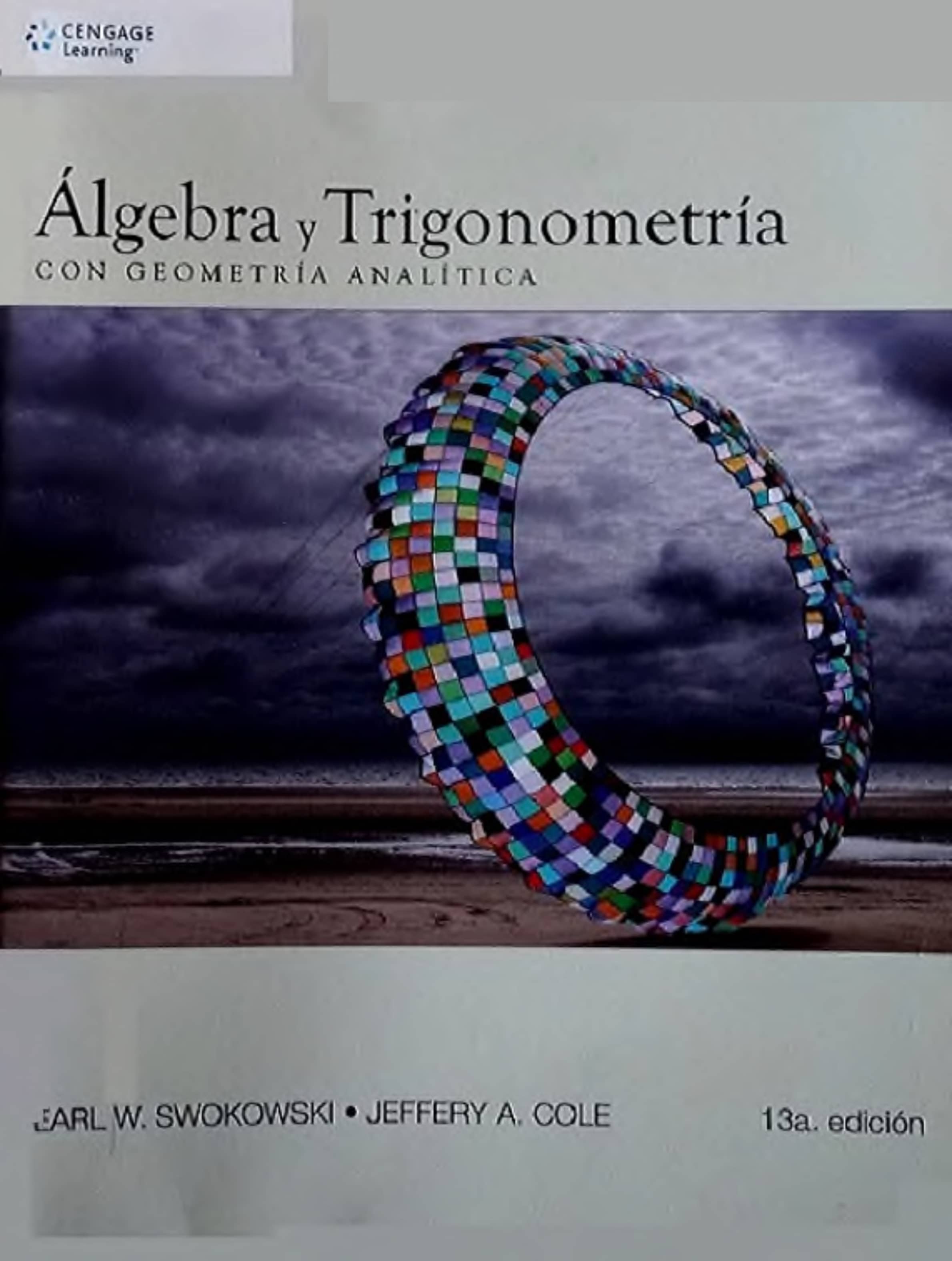 Portada Algebra y trigonometría con geometría analítica