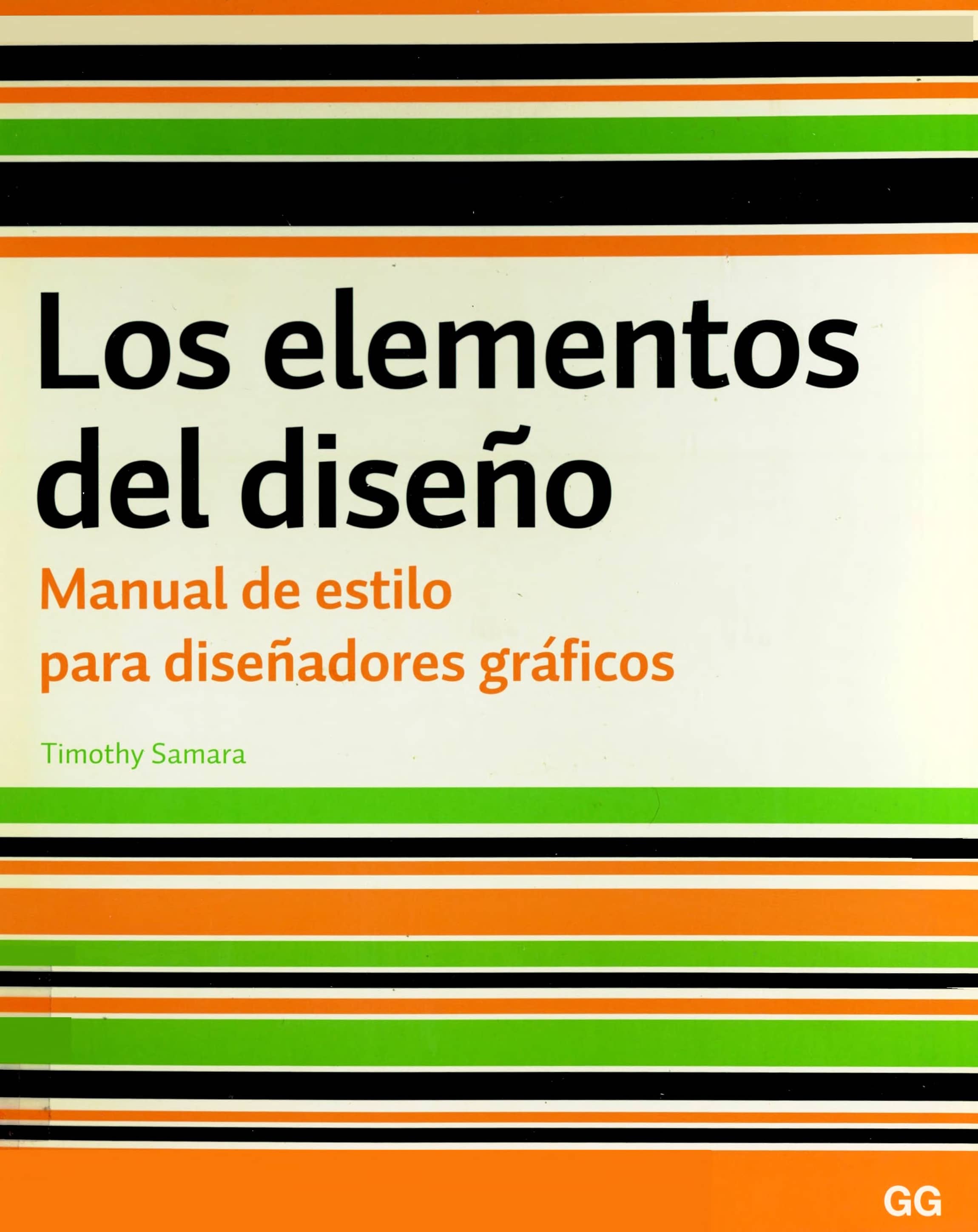 Portada Los elementos del diseño: manual de estilo para diseñadores gráficos