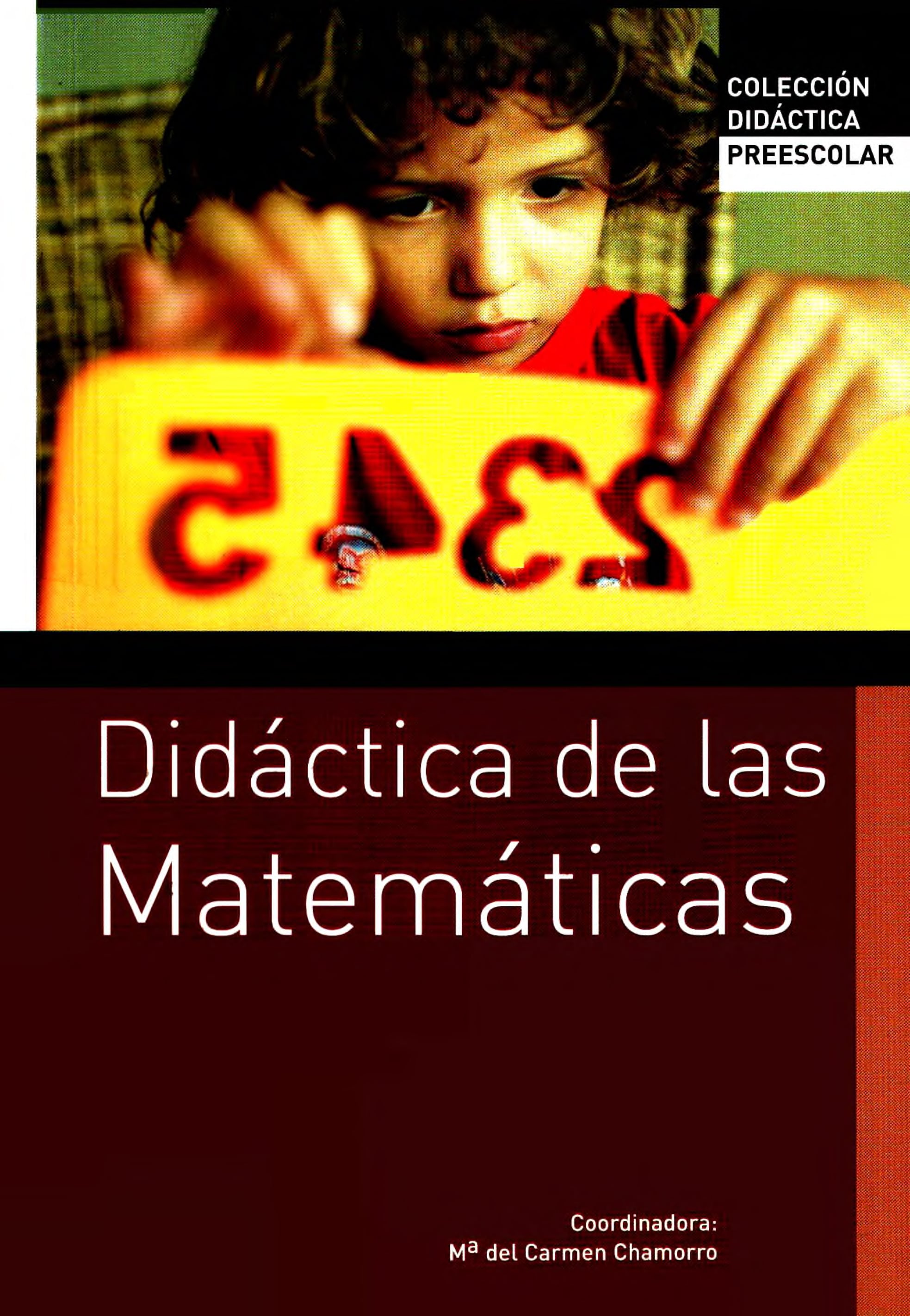 Portada Didáctica de las matemáticas para educación preescolar