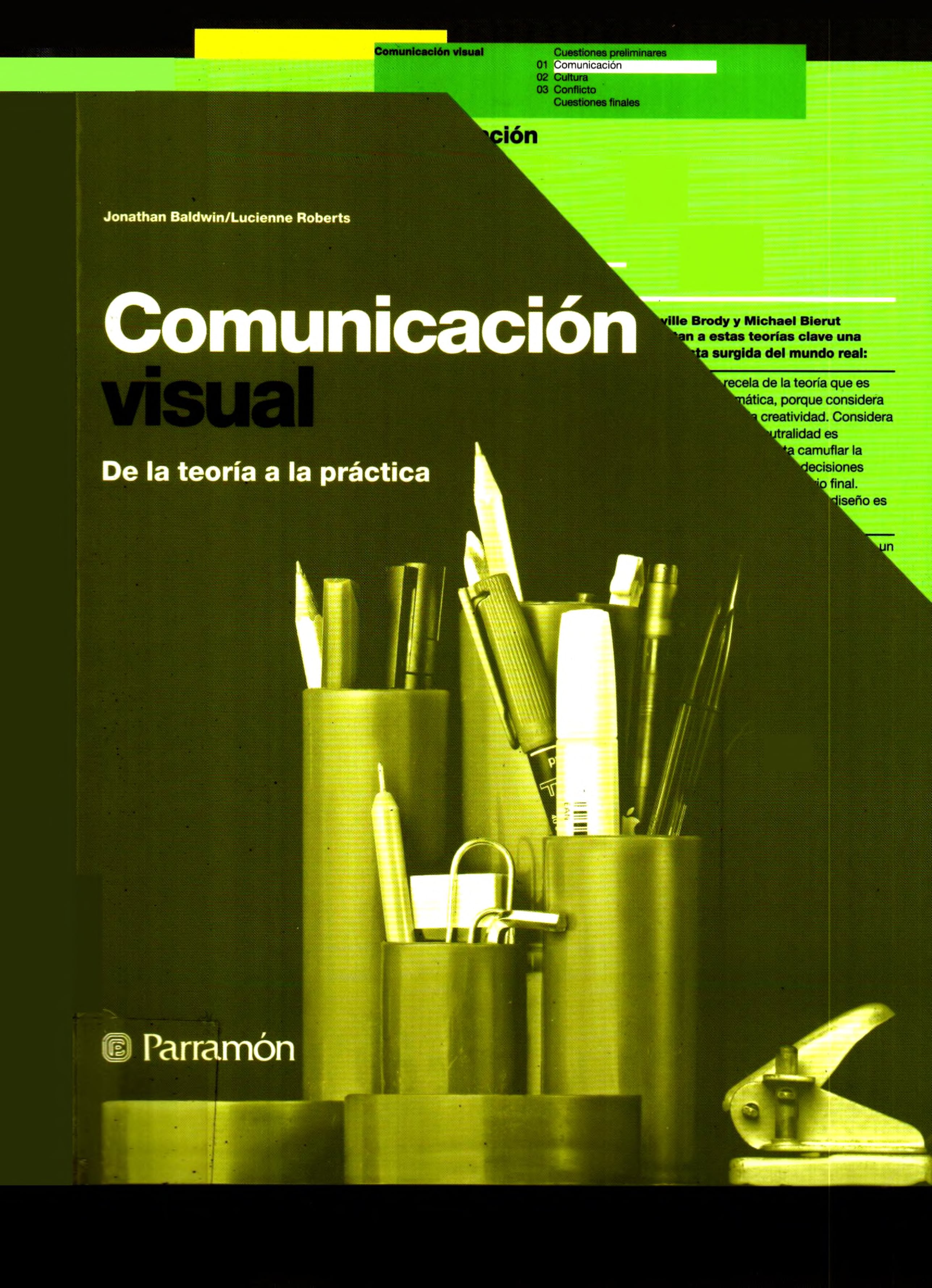 Portada Comunicación visual. De la teoría a la práctica