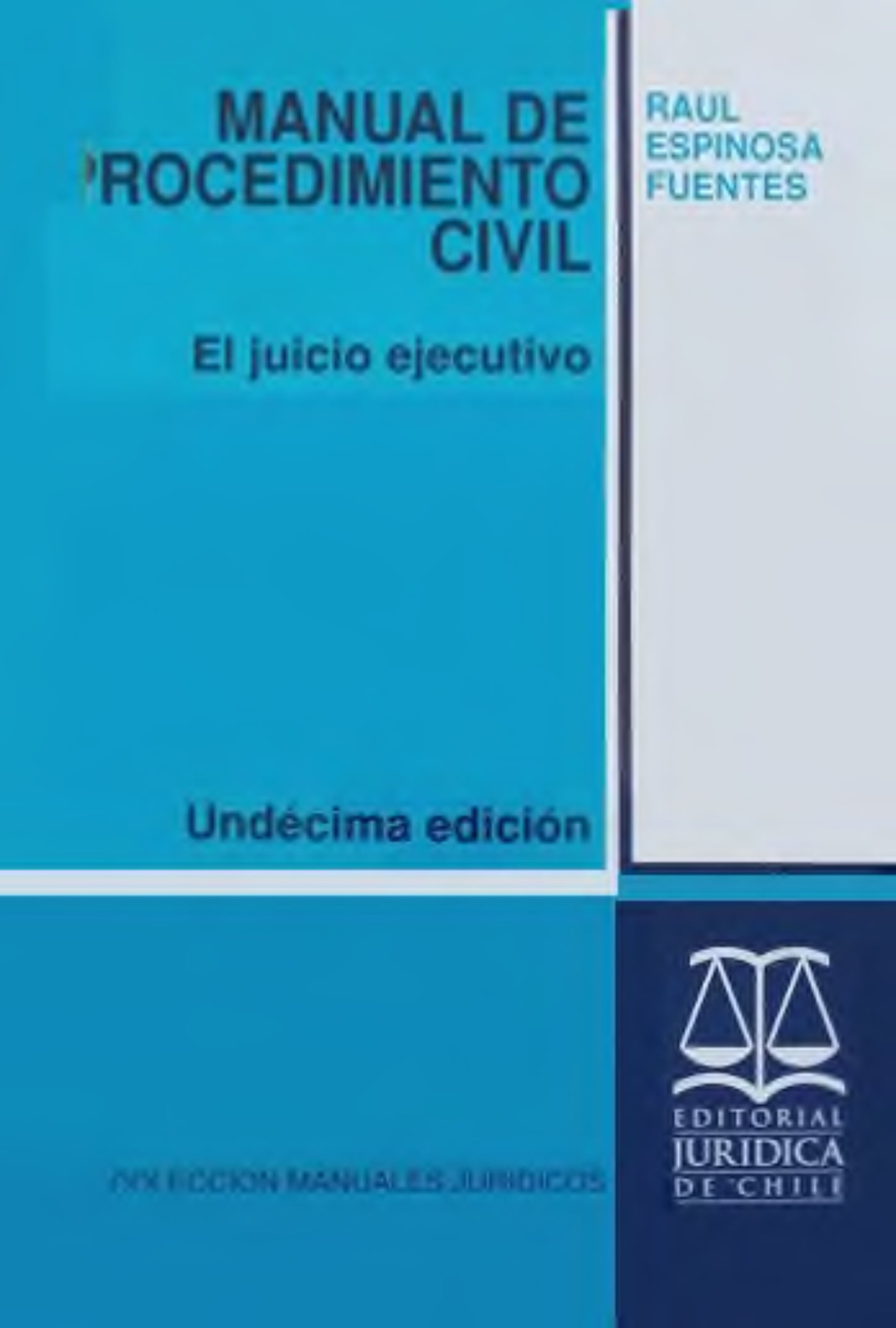 Portada Manual de procedimiento civil: el juicio ejecutivo