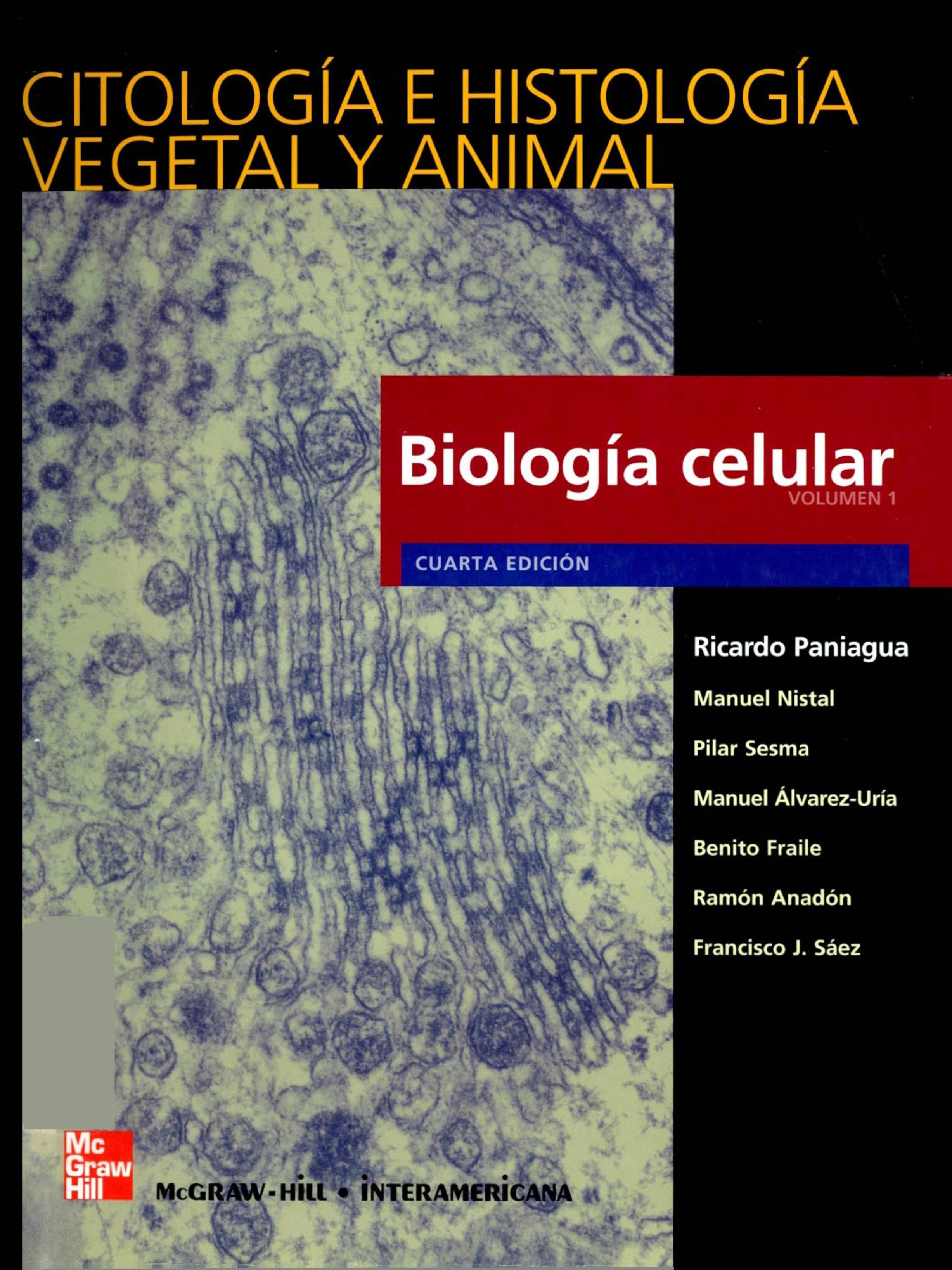 Portada Citología e histología vegetal y animal
