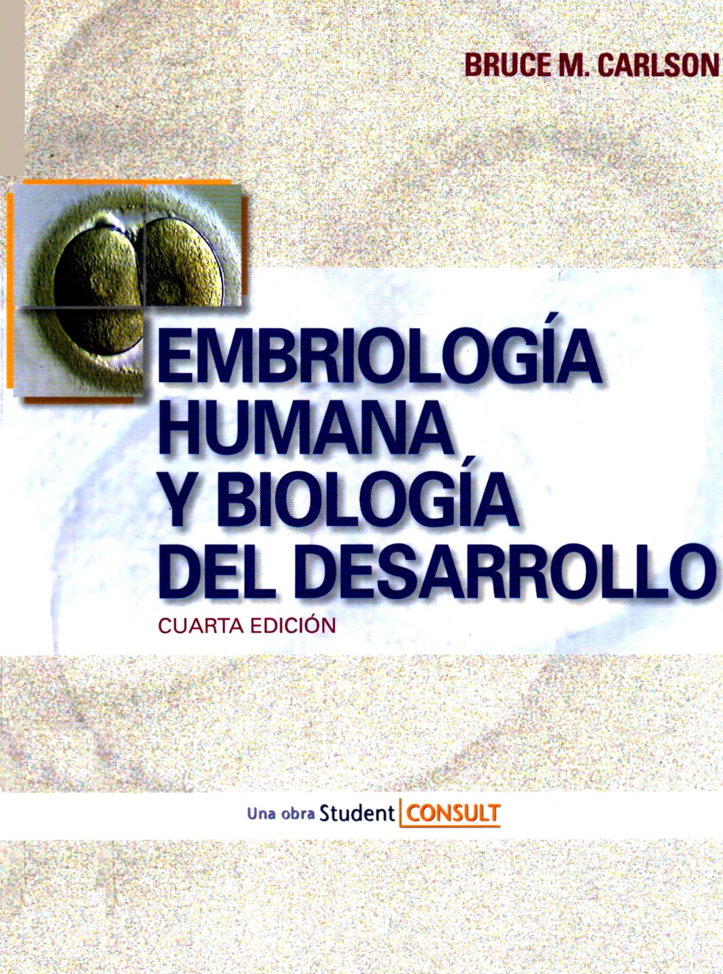 Portada Embriología humana y biología del desarrollo