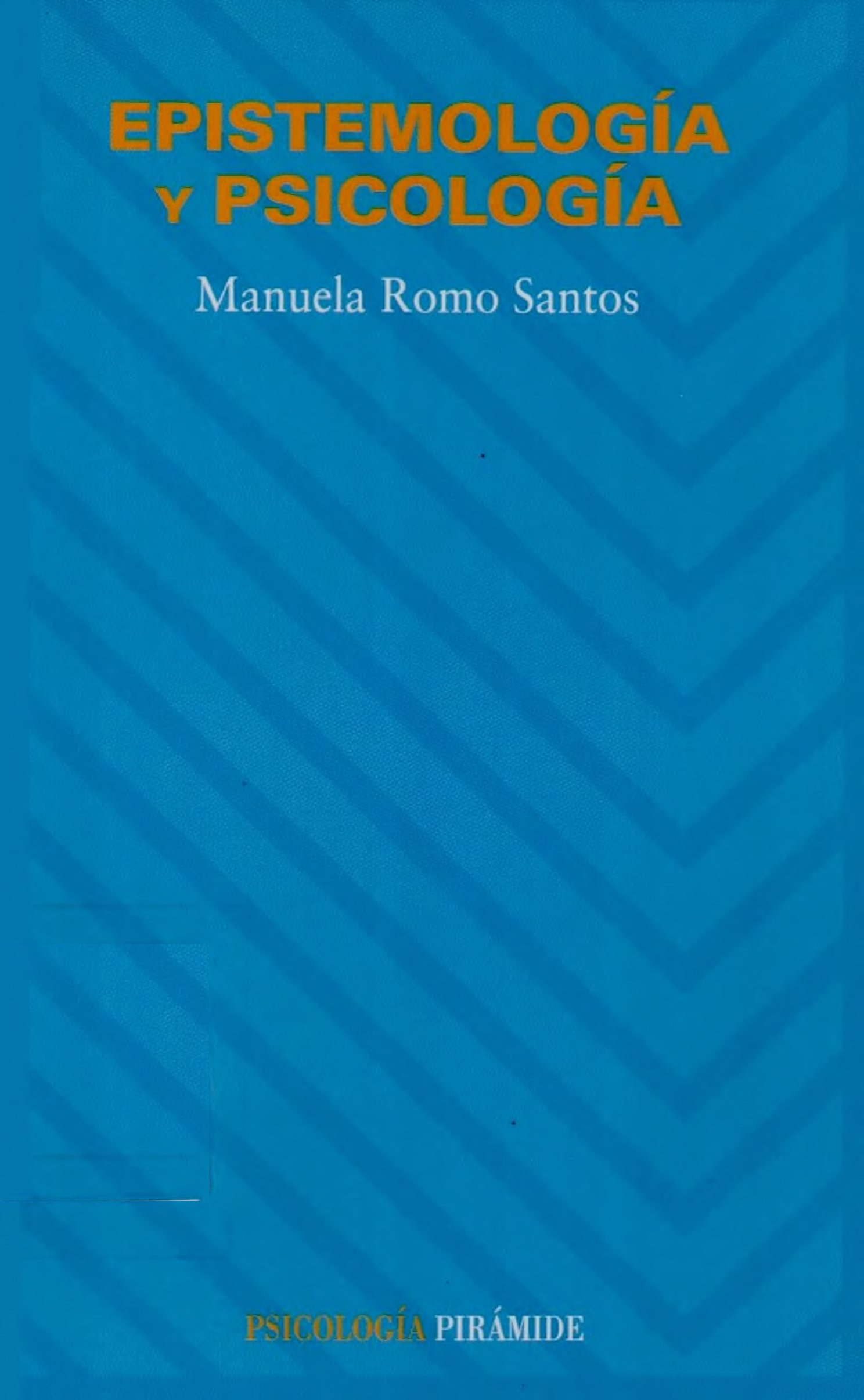 Portada Epistemología y psicología