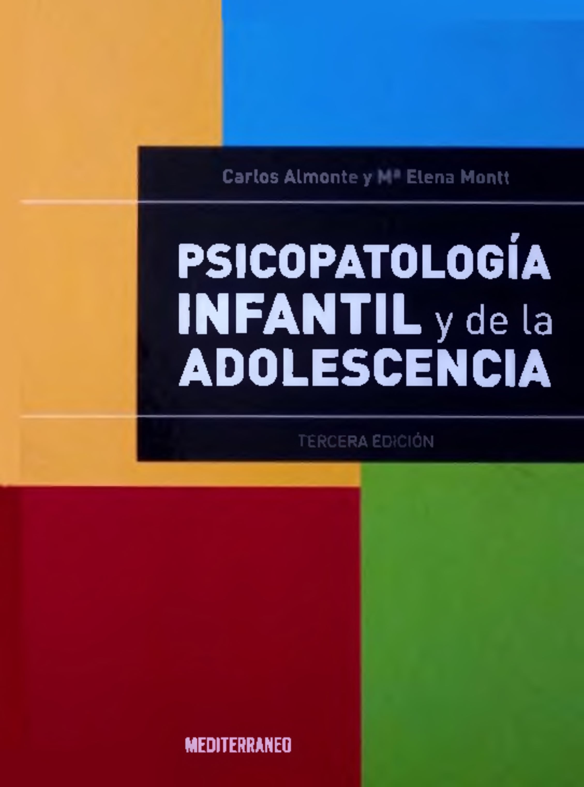 Portada Psicopatología infantil y de la adolescencia