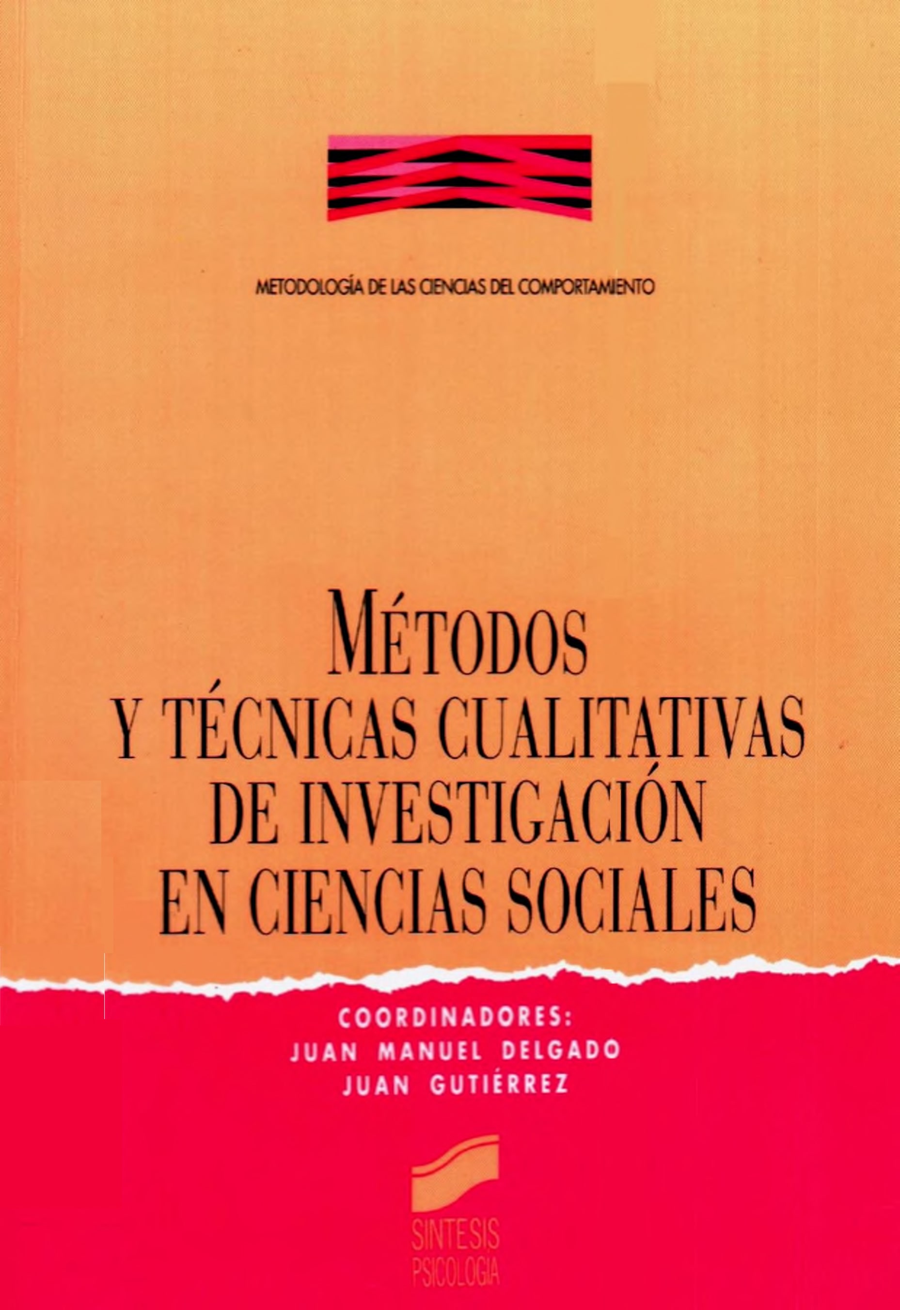 Portada Métodos y técnicas cualitativas de investigación en ciencias sociales