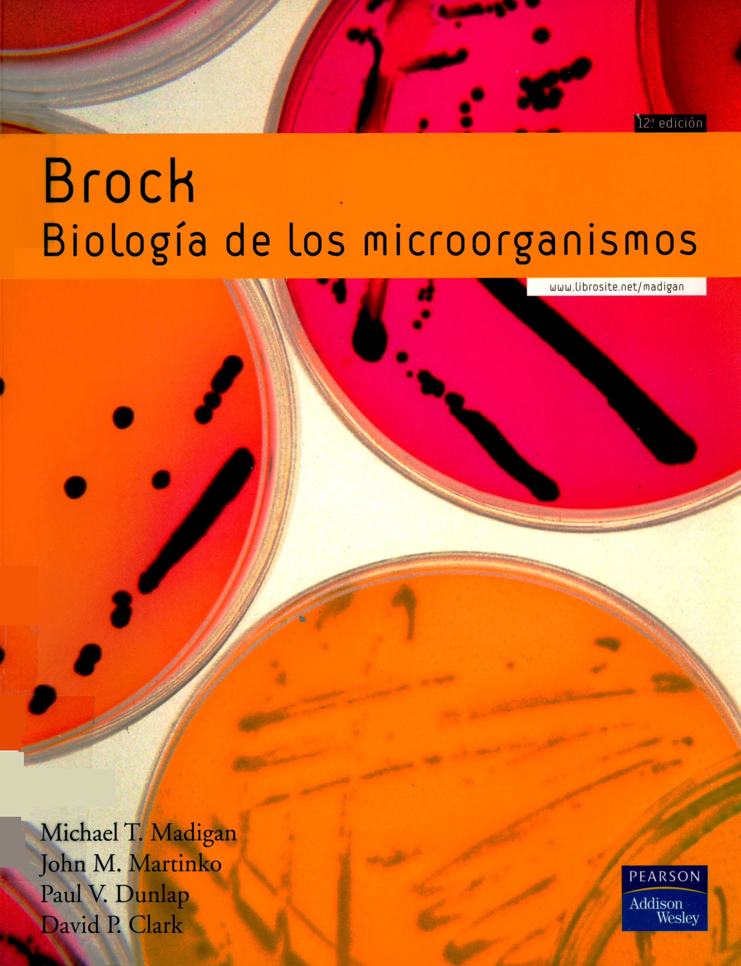 Portada Brock : biología de los microorganismos 