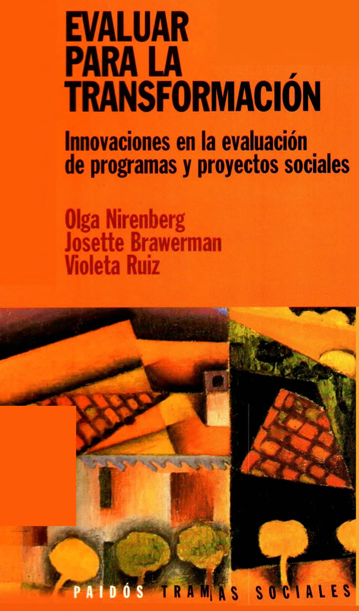 Portada Evaluar para la transformación: Innovaciones en la evaluación de programas y proyectos sociales