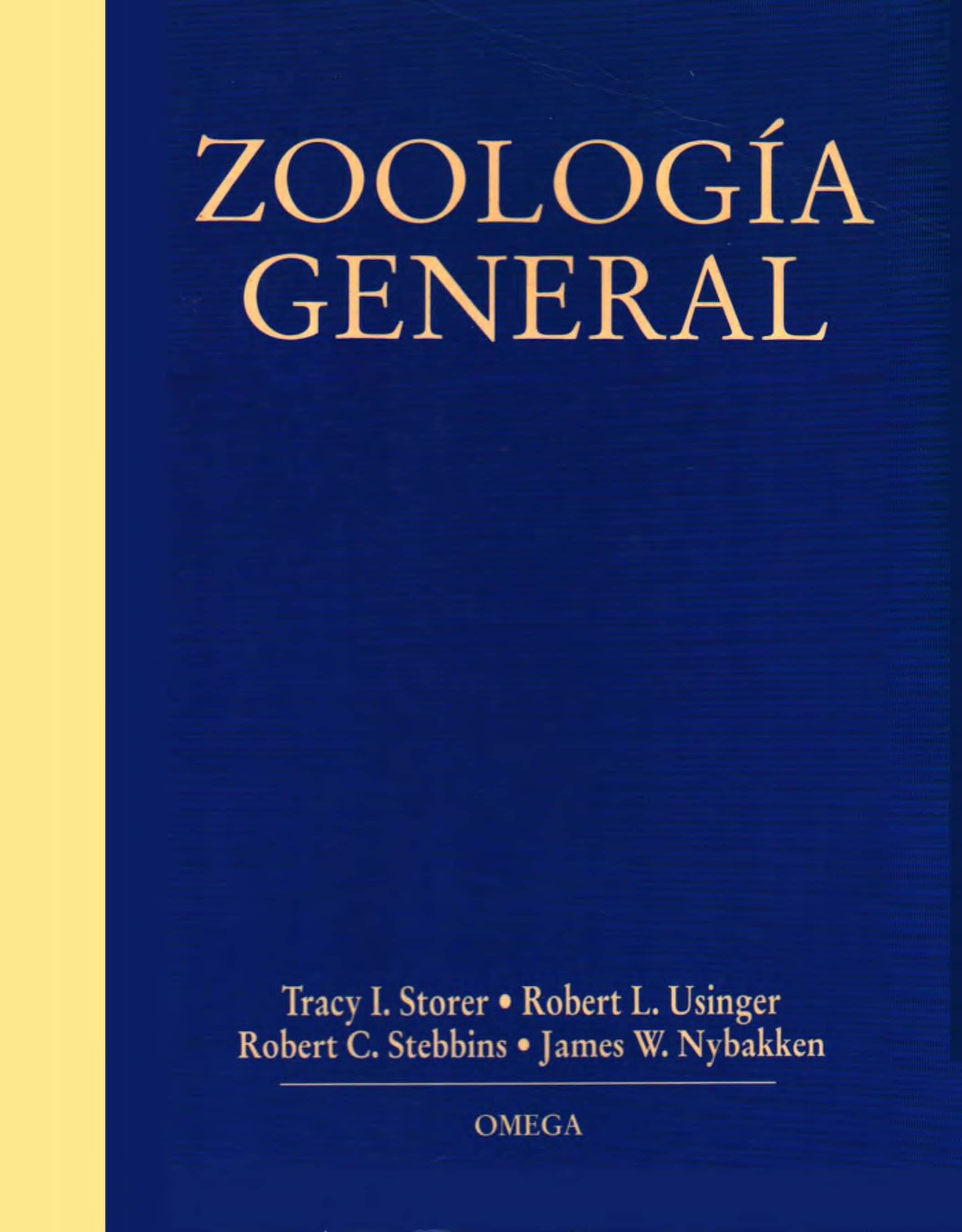 Portada Zoología general 