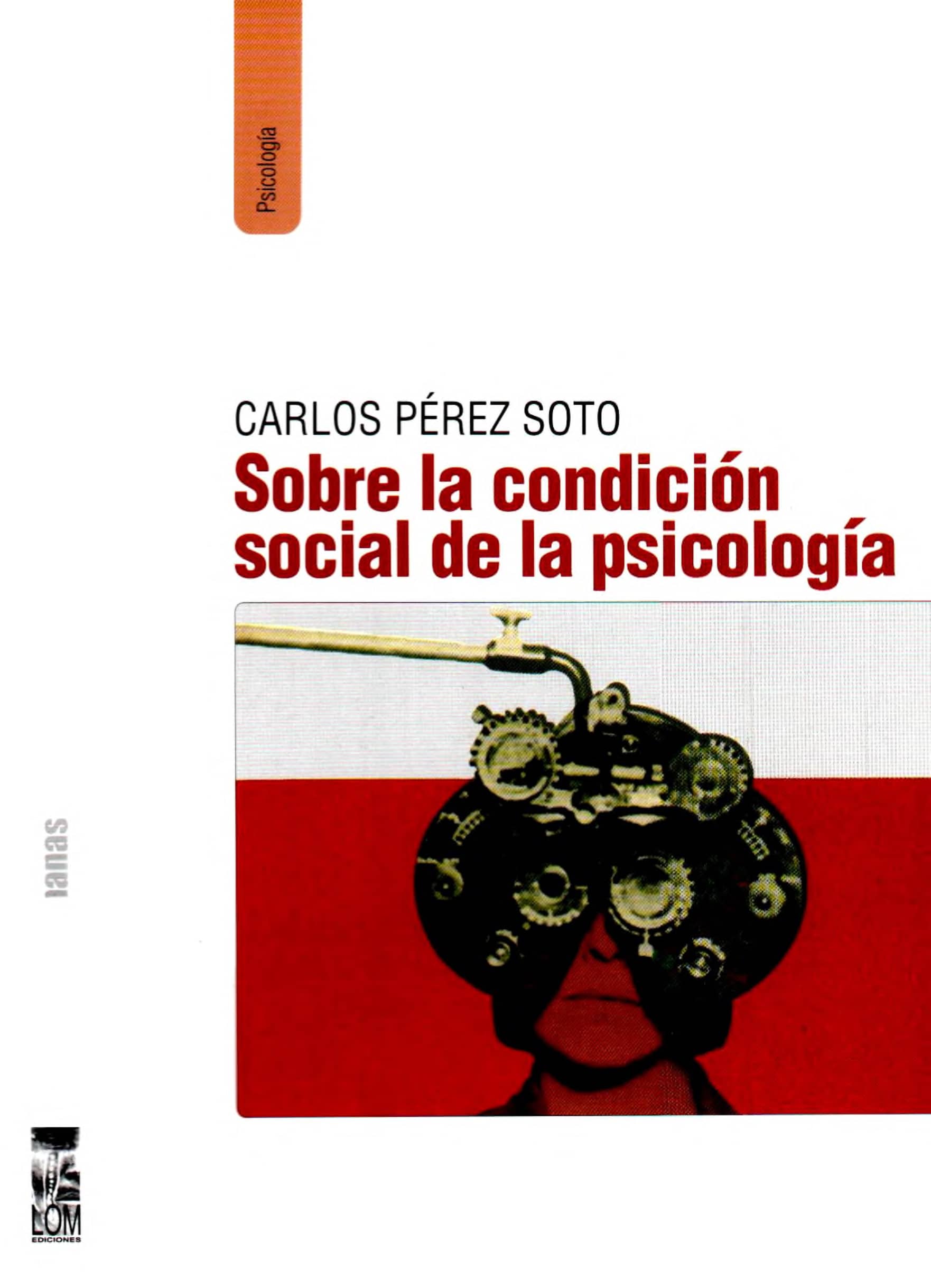 Portada Sobre la condición social de la psicología
