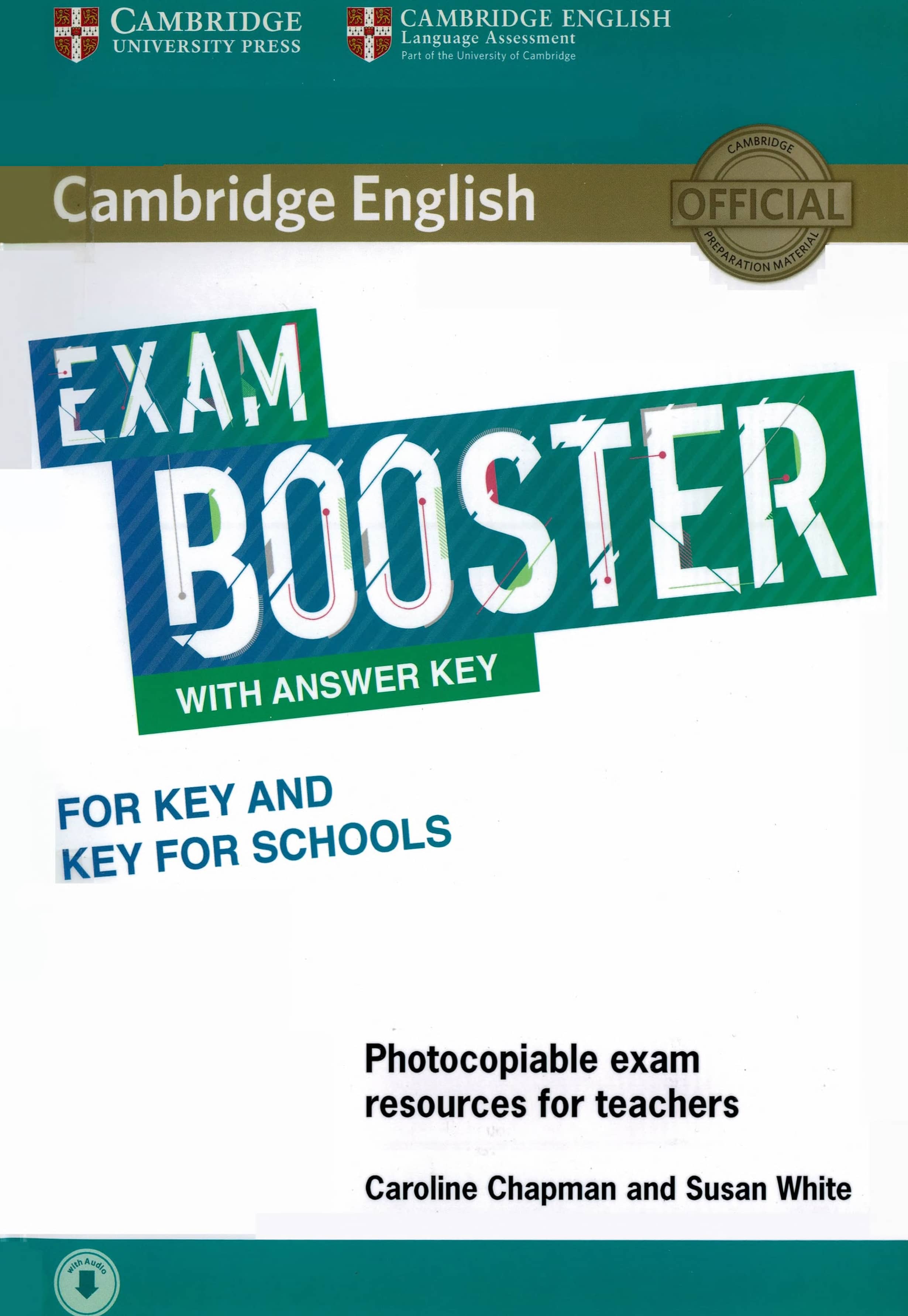 Portada Exam booster with answer key : for first and first for schools