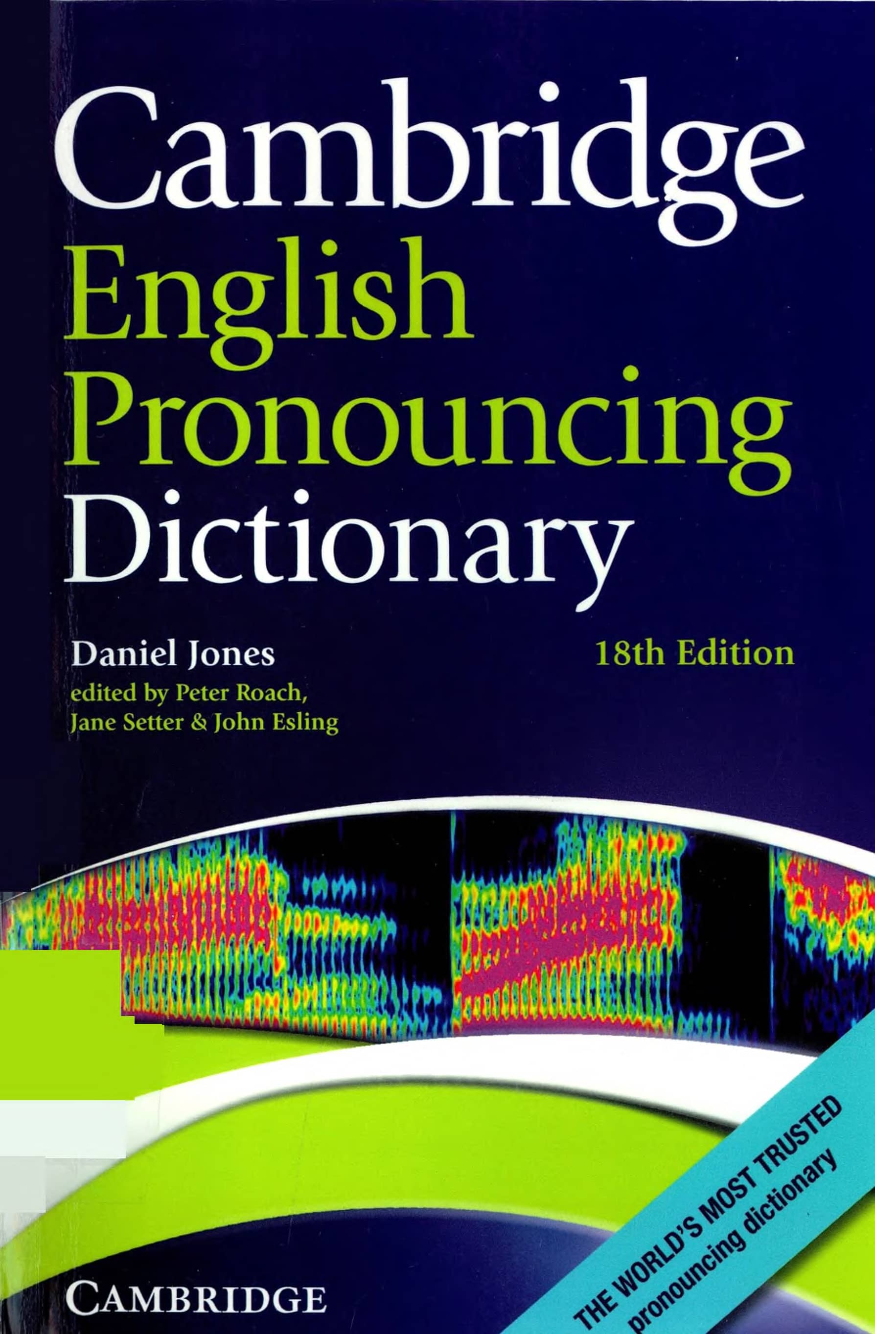 Portada Cambridge english pronouncing dictionary 
