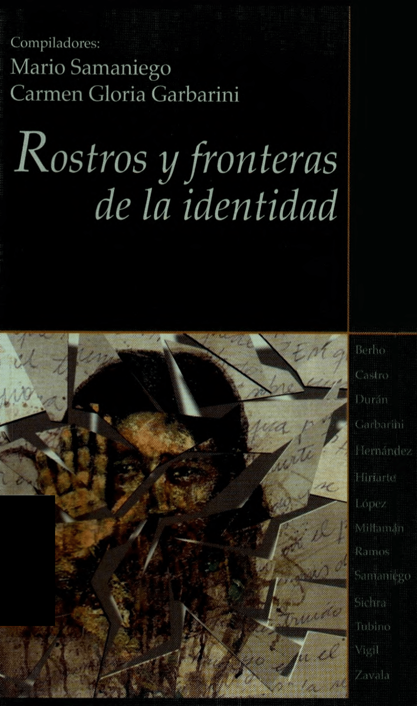 Portada Rostros y fronteras de la identidad 