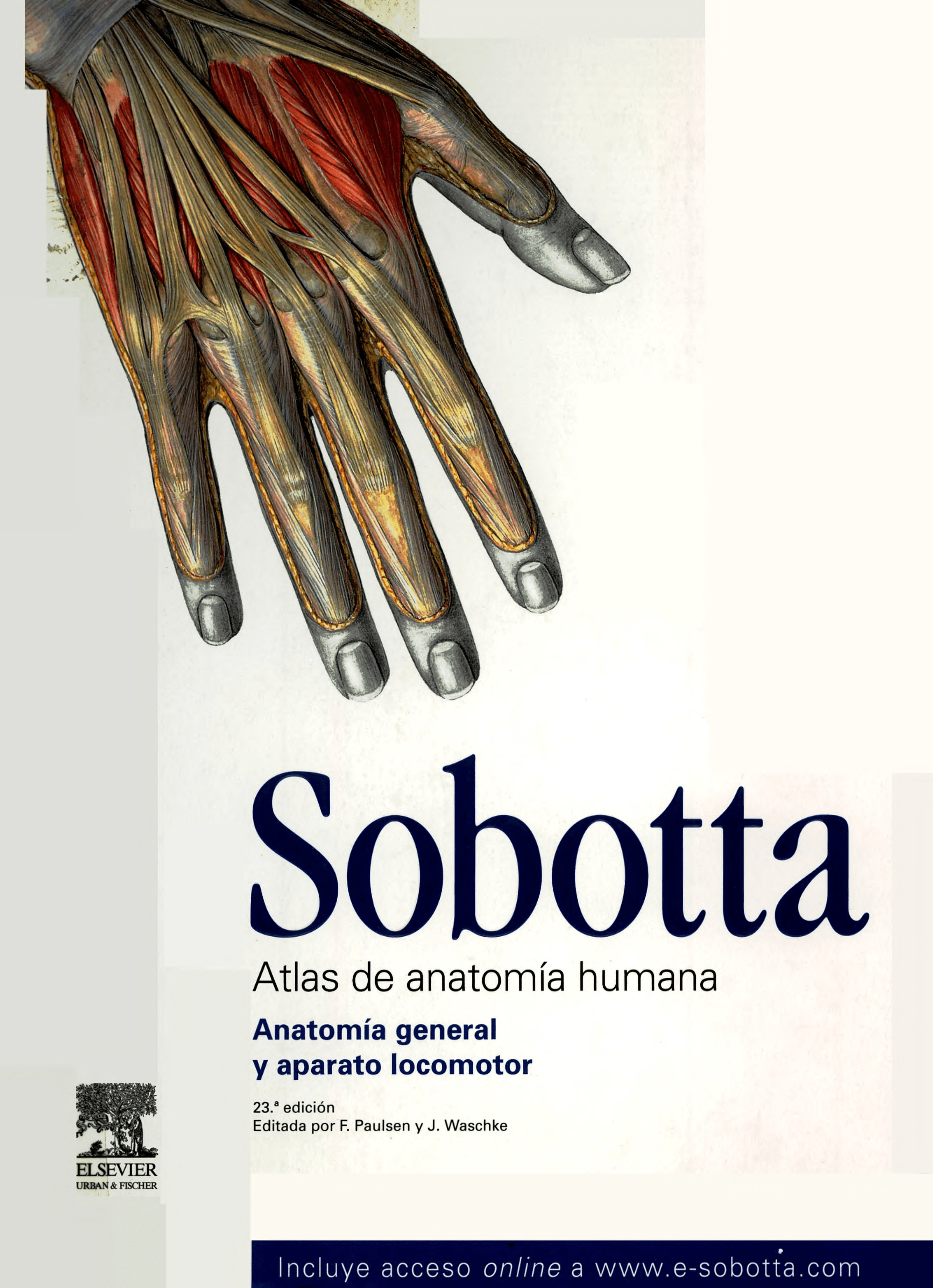 Portada Sobotta : atlas de anatomía humana : anatomía general y aparato locomotor 