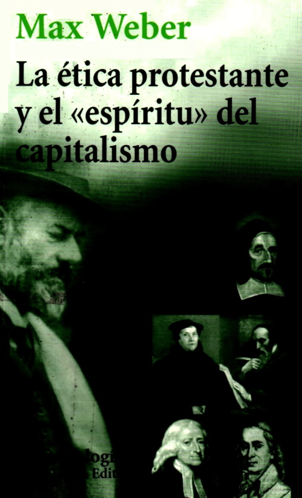 Portada La ética protestante y el espíritu del capitalismo