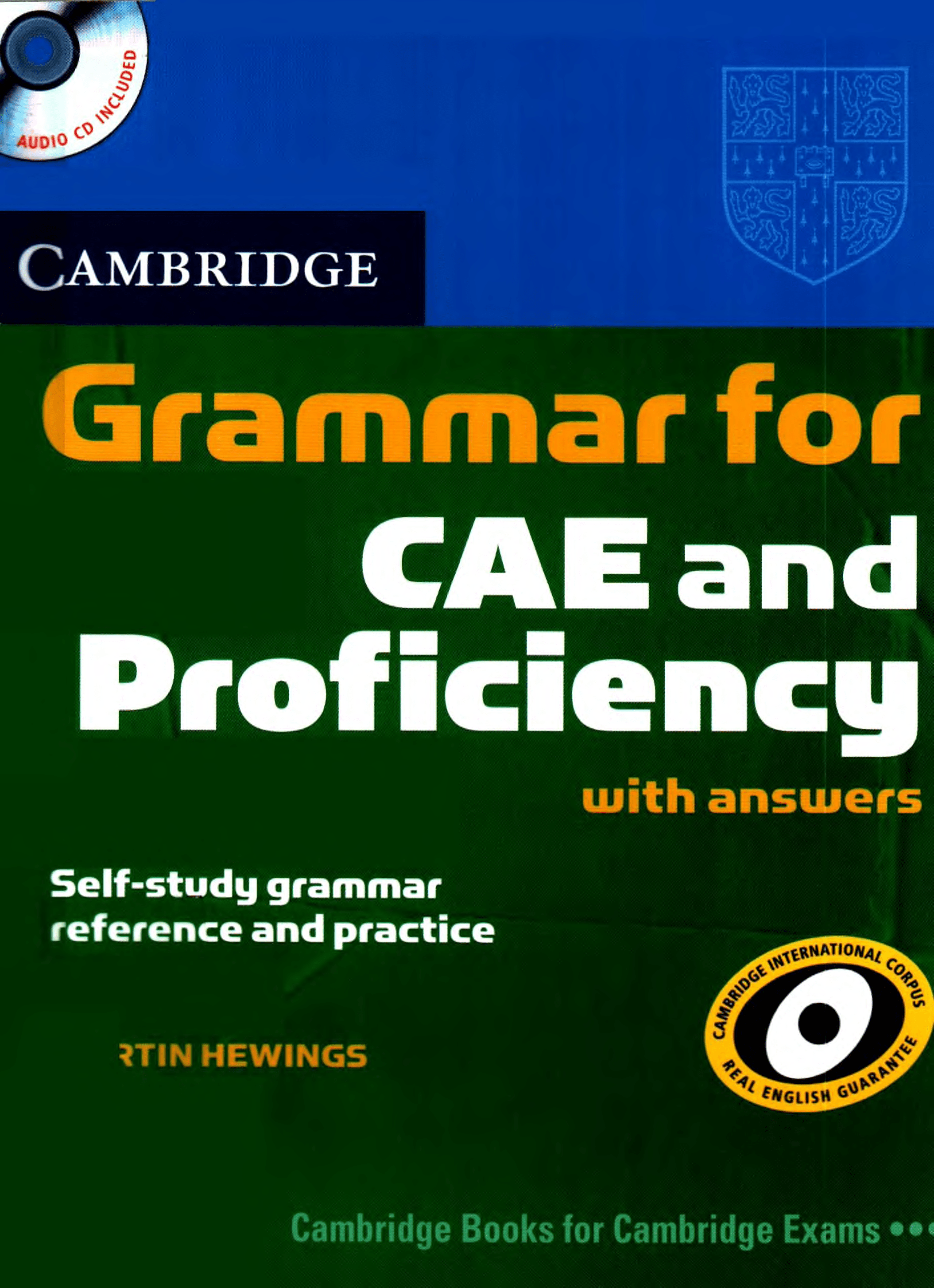 Portada Grammar for CAE and proficiency : with answers : self-study grammar reference and practice