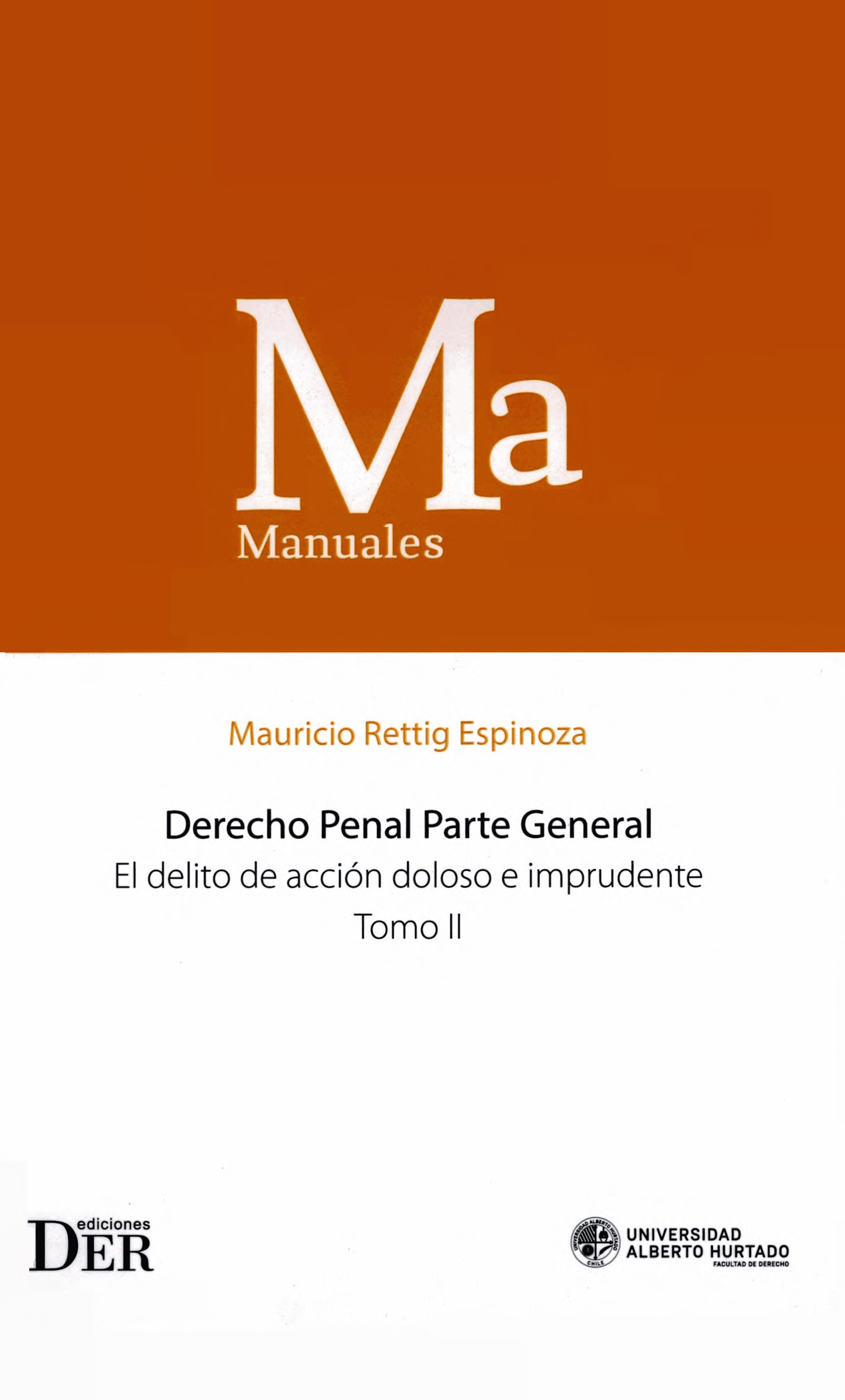 Portada Derecho Penal Parte General. Tomo II