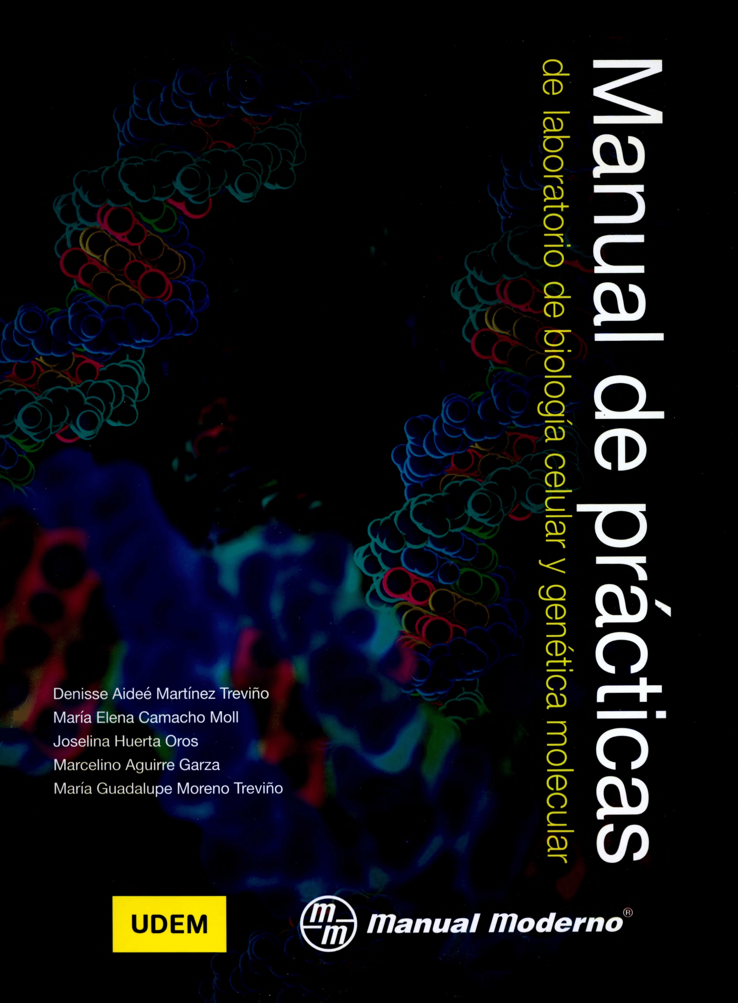Portada Manual de prácticas de laboratorio de biología celular y genética molecular