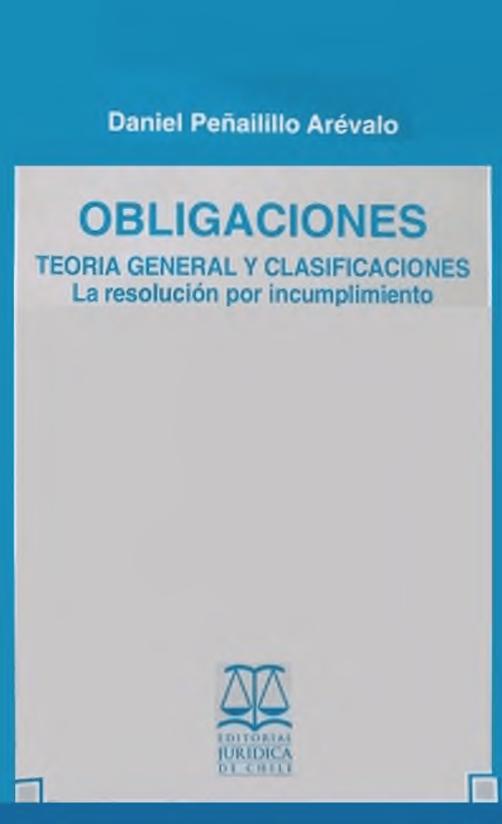 Portada Obligaciones : teoría general y clasificaciones.