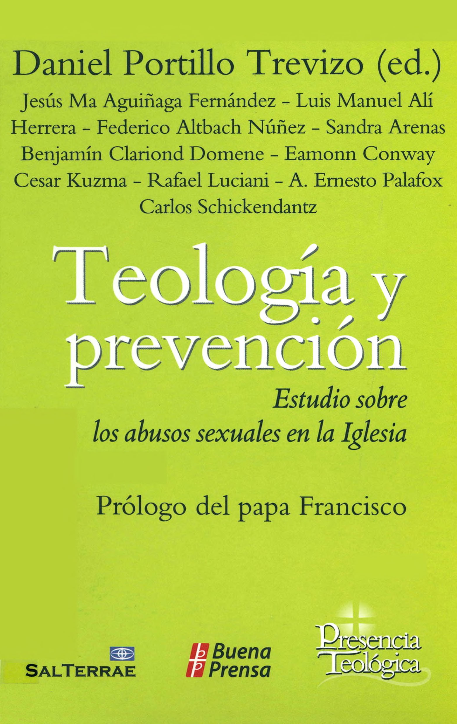 Portada Teología y prevención : estudio sobre los abusos sexuales en la Iglesia